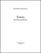 Sonata for Horn and Piano P.O.D. cover